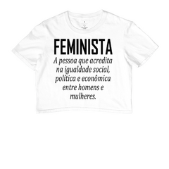 Cropped Feminista Significado na internet