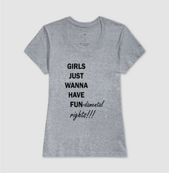 Camiseta Girls Just Wanna Have Fundamental Rights - comprar online