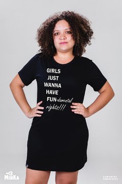 Vestido Girls Just Wanna Have Fundamental Rights - MinKa Camisetas Feministas
