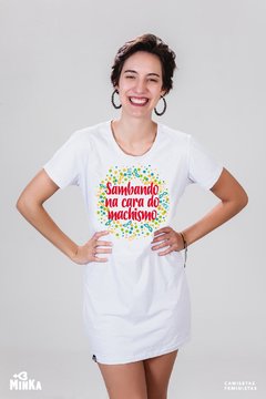 Vestido Sambando Na Cara do Machismo - MinKa Camisetas Feministas