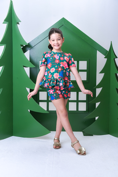 Conjunto Brenda Verde -  Minha Menina Kids moda infantil 