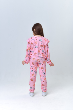 Conjunto infantil Calça Rosa - comprar online