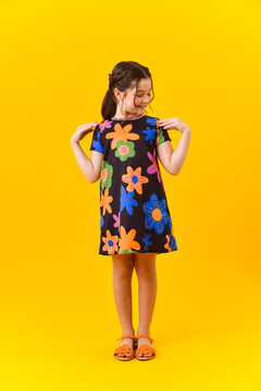 Vestido Infantil Trapézio