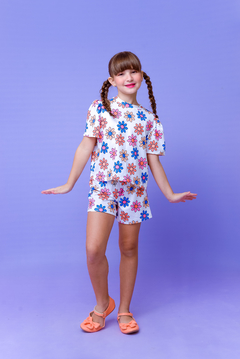 Conjunto Comfort Flor -  Minha Menina Kids moda infantil 