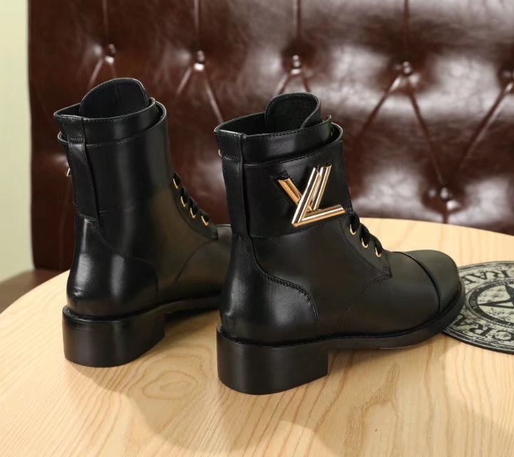 Bota Louis Vuitton Ankle Boot Preta