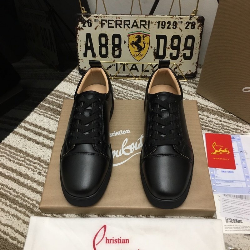 Tenis louboutin masculino preto discount