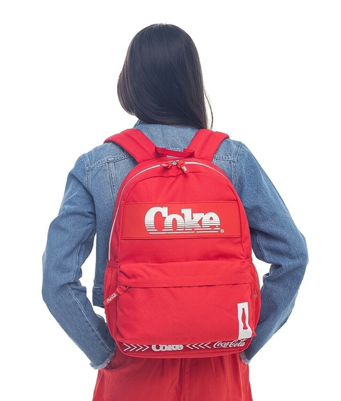 Mochila "Coca-Cola" Overlap Red