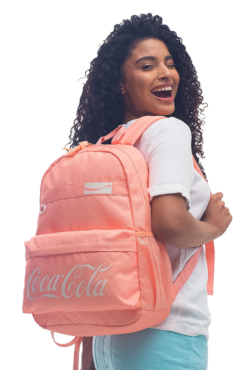 Mochila "Coca-Cola" Vibes Coral