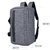 Imagen de Bolso / Mochila "AOKING" SW89015 Grey