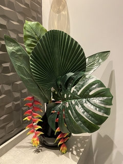 Arranjo tropical artificial  66cm - comprar online