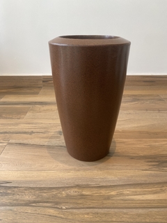 Vaso de Polietileno (46x26,5cm) - ferrugem - loja online