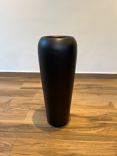 vaso fibra de vidro 76x29cm (Preto Fosco) - comprar online