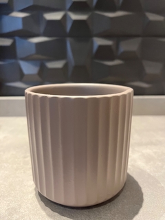 vaso de cerâmica - 10,5x10,5cm - Cristal Garden