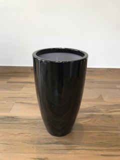 Vaso esmaltado 60x34cm - Preto na internet