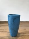Vaso de polietileno - 53cm de altura - Azul