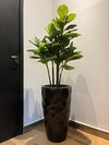 Ficus lyrata artificial com pote - 1,30 metros