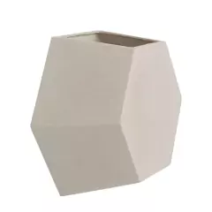 Vaso de parede 29x26x14cm - branco off-white