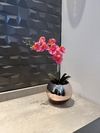 Arranjo Orquídea permanente 35cm (Rosa)