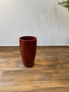 vaso esmaltado 60x34 - vermelho - loja online