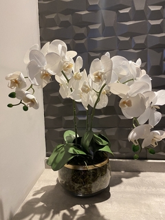 Arranjo orquídeas artificiais na internet