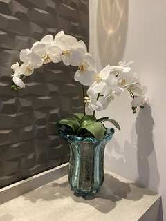 Arranjo Murano com x 2 orquidea 58cm