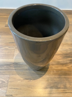 Imagem do vaso esmaltado 60x34cm - Bronze