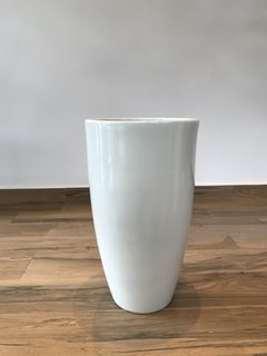 Vaso esmaltado 60x34cm - Branco off-white na internet