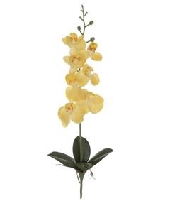 orquidea permanente- 45cm (amarela)