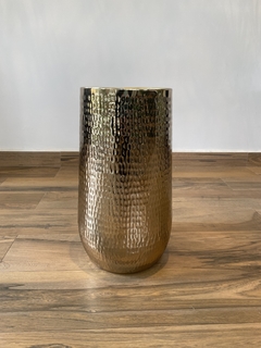 Vaso de metal dourado 50cm - loja online