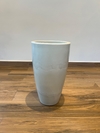vaso de polietileno 53x30cm (Branco off-white marmorizado)