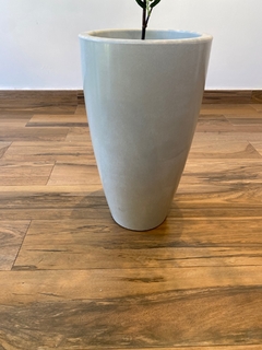 Bambu reto artificial 1,50 metros completo com vaso