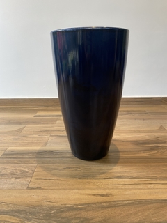 Vaso de polietileno 70x40cm (azul escuro) na internet