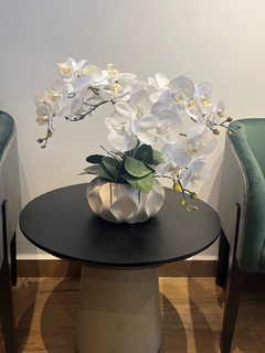 Arranjo Orquídea permanente 40cm - Cristal Garden