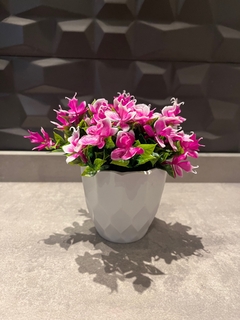 arranjo min flor artificial - 15cm (Pink)