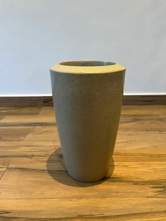 Vaso de Polietileno (46x25,5cm) - Areia - Cristal Garden