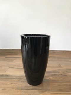 Vaso esmaltado 60x34cm - Preto - comprar online