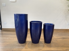 Vaso 80cm - Azul - Cristal Garden