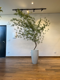 Bambu mosso artificial 2,10 metros curvado para esquerda - comprar online