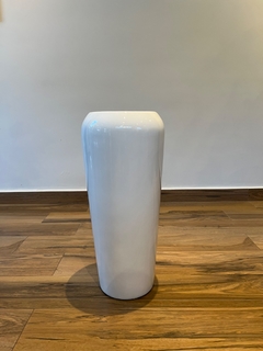 vaso fibra de vidro 66x29cm (Branco) na internet