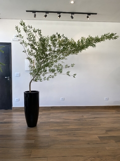 Bambu mosso artificial 1,90 metros curvado para direita - comprar online