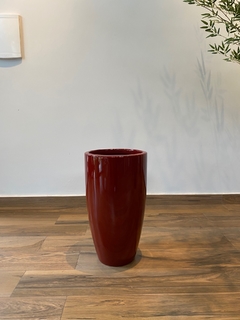 vaso esmaltado 60x34 - vermelho na internet