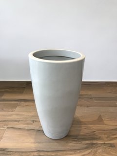 Vaso de Polietileno - 70cm - Branco - loja online