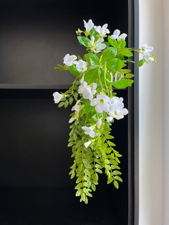 Arranjo petunia pendente artificial - 45cm - comprar online