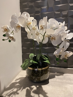 Arranjo orquídeas artificiais