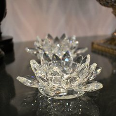 Catiçal de Cristal Flor de Lotus 11x11 X4 cm - comprar online