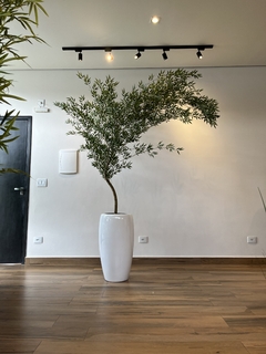 bambu mosso artificial 2,10 metros curvado para direita - comprar online
