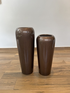 vaso fibra de vidro 66x29cm (bronze) - loja online