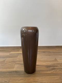 vaso fibra de vidro 76x29cm (bronze)