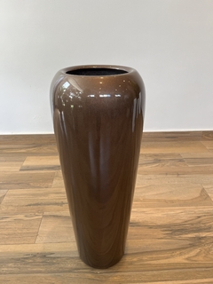 vaso fibra de vidro 76x29cm (bronze) na internet