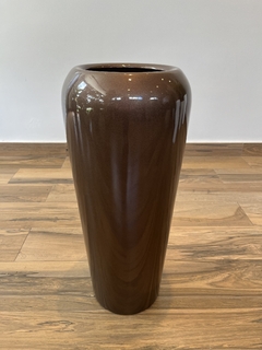 vaso fibra de vidro 66x29cm (bronze) na internet